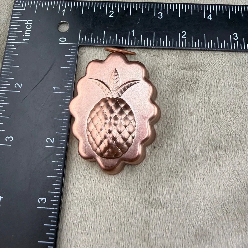 Vintage Pineapple Tart Mold Hanging Miniature Candy‎ Butter Mold